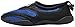Greg Michaels Men's Water Shoes Aqua Slippers Yoga Exercise Socks With Drawstring Closure (11, Black/Royal Blue)