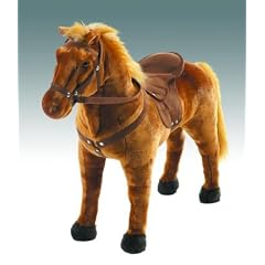 Happy People 58930 - Rassepferd Haflinger, mit Sound, stehend, Tragkraft ca. 100 kg