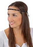 Navy Suede Hippie Chic Headband: Navy Headband