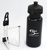 Sport DirectTM SBT993K 600ml Bottle and Cage - Black