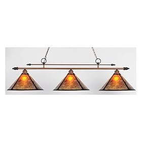 Imperial International Mica 3 Shade Billiard Lamp