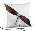 Hortense B. Hewitt Wedding Accessories Shimmering Ring Pillow, Mocha, 8-Inch Square