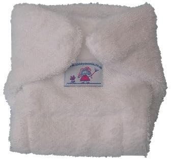 WHITE DOLLS TERRY NAPPY 16-20 (SINGLE NAPPY) by Dolly Designs