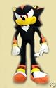 Sega SONIC SHADOW Black The Hedgehog X Plush Doll 29"