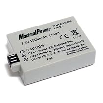 Maximal Power DB CAN LP-E5 Replacement Battery for Canon Digital Camera/Camcorder