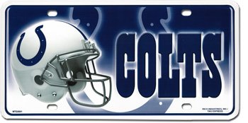 NFL License Plate - Indianapolis Colts