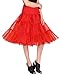 Dressystar 1950s Women Vintage Rockabilly Petticoat Skirt Tutu Underskirt