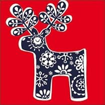 Christmas cards - Reindeer Regalia - 6 charity Christmas cards. 28p goes to Save the Children