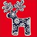 Charity Christmas Cards - Reindeer Regalia - 5 Christmas cards. 39p goes to the Terrence Higgins Trust
