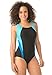 Swim 365 Women's Plus Size Colorblock Maillot