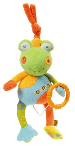 Fehn 092073 Mini-Spieluhr Frosch, gr&uuml;n/bunt