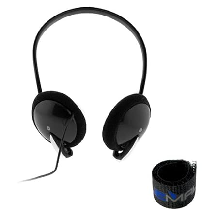 GTMax Black Remote Control Headset with Microphone for Sony PS3 Playstation 3 + Black Cable Tie