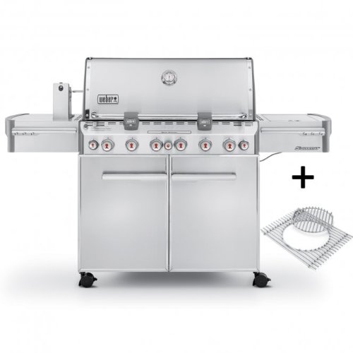 Weber Barbecue à gaz Summit S-670 en acier inoxydable