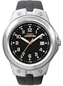 Timex - T49635 PF - Timex Expédition Metal Tech - Quartz analogique - Montre sport - Bracelet en cuir noir