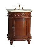 26" Powder Room Spceial Camelot Bathroom Sink vanity- HF0209M Cherry