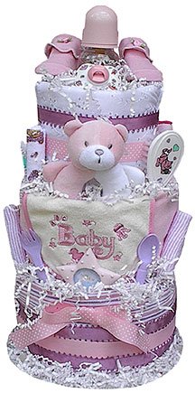 3 Tiered Diaper Cake (Boy, Girl, or Neutral)