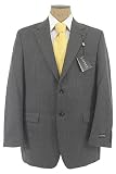 Review Ralph Lauren  / Ralph Lauren Mens Single Breasted 2 Button Solid Gray Wool Suit - Size 40R
