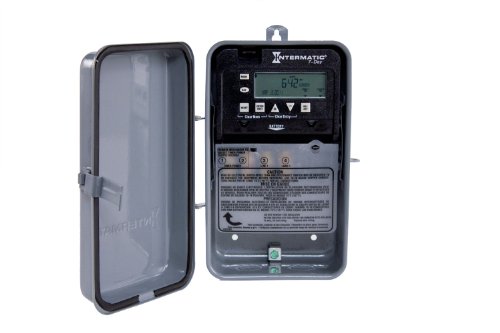Intermatic ET1705CR 7-Day 30-Amps SPST Electronic Time Switch, Clock Voltage 120-Volt - 277-Volt NEMA 3R