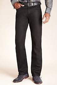 Shorter Length Straight Fit Denim Jeans