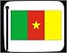 Decorated Mouse Pad with Cameroon, flag