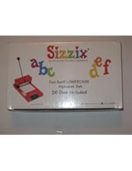 Art and Craft Supply: Sizzix Fun Serif Lowercase Alphabet Set - Sizzix by Provo Craft and Ellison