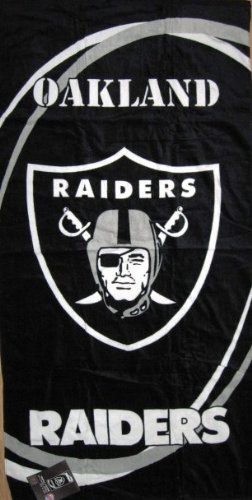 Oakland Raiders Beach Towel