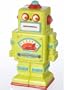 Midwest Robot Bank (Earthenware) Makes Sound when Mondy Is Inserted