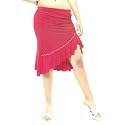 b008 Rouched Side Salsa Skirt.