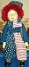 Porcelain Americana Raggedy Andy Doll