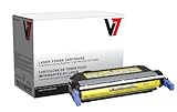V7 Yellow Toner Cartridge for HP Color LaserJet 3800, CP3505, Q7582A, 95479 and 99B-02022 (V73800Y)