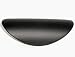 Top Knobs-Nouveau Collection M498 Cup Pull in Flat Black