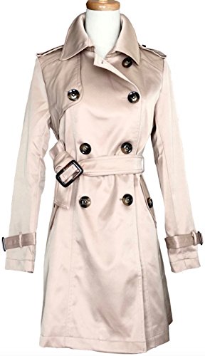 Effortless wit 上質 ストレッチ ギャバジン トレンチコート レディース