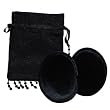 Black Velvet Ear Mitts Luxurious Beaded Gift Bag Set (Available in 2 Sizes)
