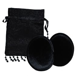 Black Velvet Ear Mitts Luxurious Beaded Gift Bag Set (Available in 2 Sizes)