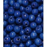 50 Holzperlen 10mm blau speichelfest & schwei�echt Made in Germany [Spielzeug]