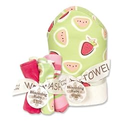Blooming Bouquet Gift Sets - JUICIE FRUIT - Hooded Towel & Wash Set