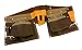 Extra-Heavy Duty 10-Pocket Premium Tanned Cowhide Tool Belt - Smooth Reinforced Leath...