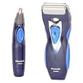 Panasonic Pro-Curve Grooming Set Featuring Double Blade Shaving System and Nose and Ear Hair Trimmer