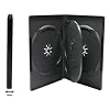 4fach DVD-H�lle - 10 St�ck - schwarz