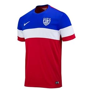 USA Away soccer jersey, World Cup 2014 with official names (L, No name)