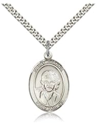 St. Gianna Medal, Sterling Silver, Large, Quarter Size