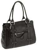 Kipling Britt Leather Shoulder Bag - Special Offer 30% Off (Black)