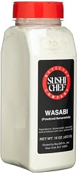 Sushi Chef Wasabi (Powdered Horseradish), 16-Ounce Plastic Container