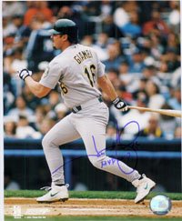 Signed Giambi, Jason (Oakland Athletics) 8x10 Photo 