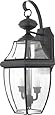 Quoizel NY8317K Newbury 2-Light Outdoor Wall Lantern, Mystic Black