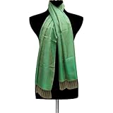 IMAGE OF Self Design Handmade Semi Silk Rectangular Scarf (Free Shipping) scrf0058r