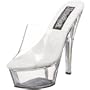 Funtasma by Pleaser Women's Halloween PRINCESS-201,Clear PVC,8 M