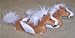 Horse Plush Slippers - Paint/Pinto - Toddler