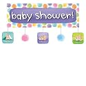 Baby Me Giant Party Banner with Attachments 5ft