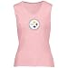 Reebok Pittsburgh Steelers Pink Ladies Heather Sleeveless T-shirt